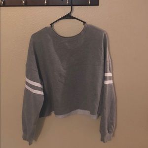 Plus Size Forever 21 Cropped Sweatshirt